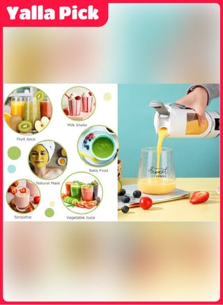 Portable Electric Juicer and Blender, BPA-Free Blending Cup with 50W Motor and LCD Display for Juice Smoothies Shakes, Travel Home Office Gift - view 4
